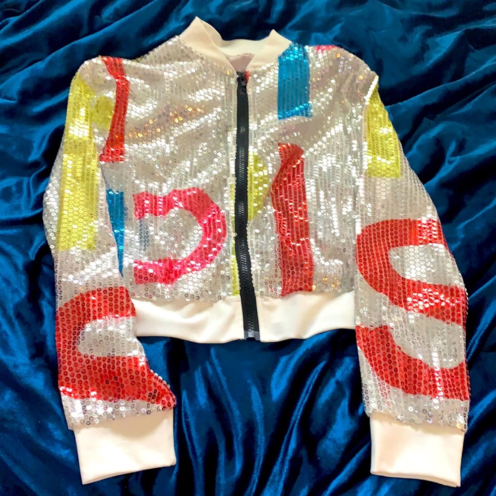 Crop top sequin Jacket